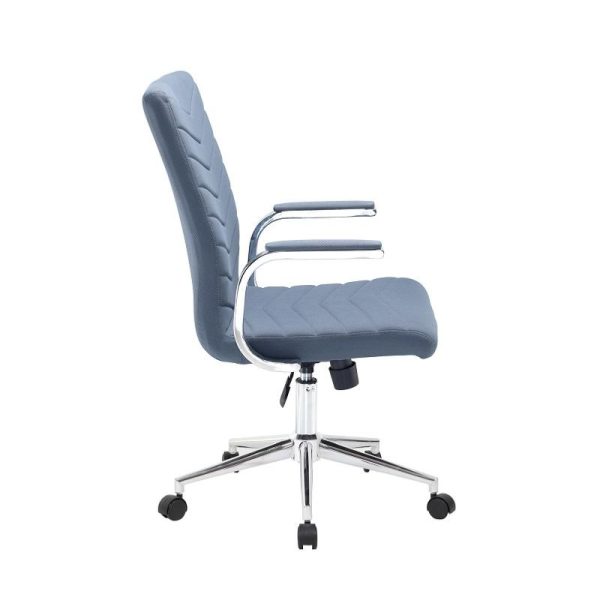 Office Chair Matrix Grey Fabric - Image 2
