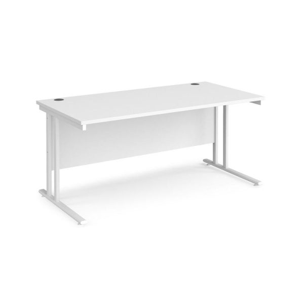 Office Straight Desk 1600 Cantilever Leg Frame Work 25 - Image 6
