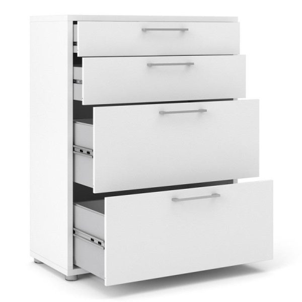 Alexis Office Storage Unit With 2 Drawers and 2 File Drawers White - Image 2