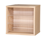wall mounted mail sorter 3 space pigeon hole unit in oak finish with acrylic shelves