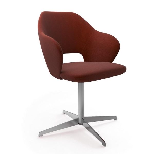 Jade Reception Chair Chrome 4 Star Base - Image 2
