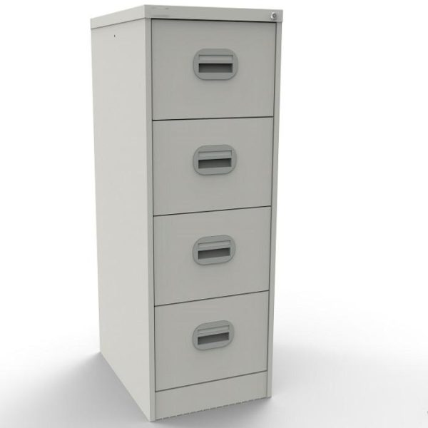 Office Filing Cabinet Connect 4 Drawer Traffic White