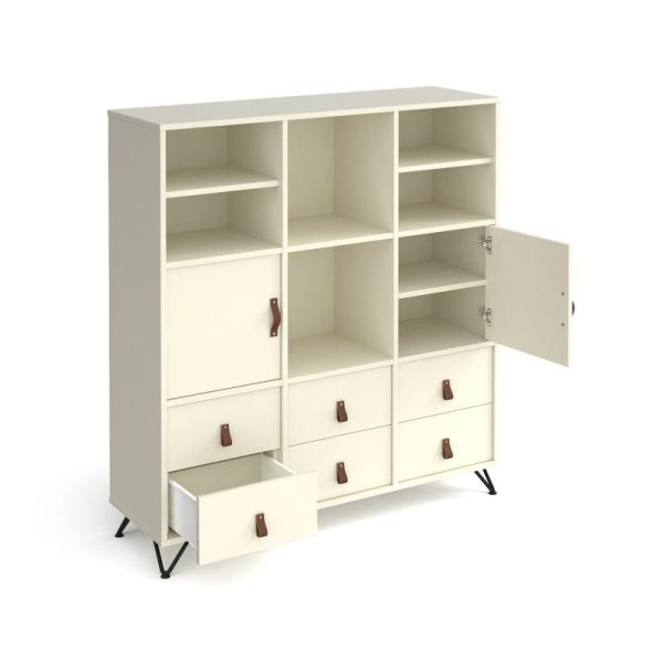 Home Office Cube Storage Trent 6 Boxes 860 x 1370mm - Image 5