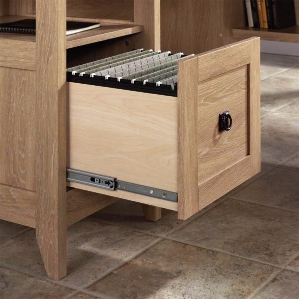 Dundee L Shaped  Oak Home Office Desk - Image 3