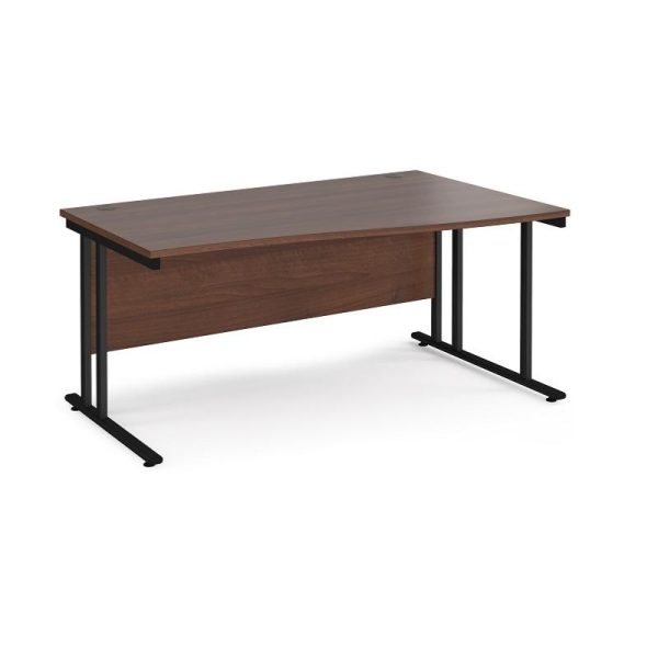 Wave Desk Left Hand Cantilever Leg 1400mm Work 25 - Image 8
