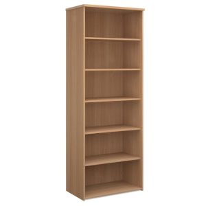 office bookcase with 5 shelves in beech wood