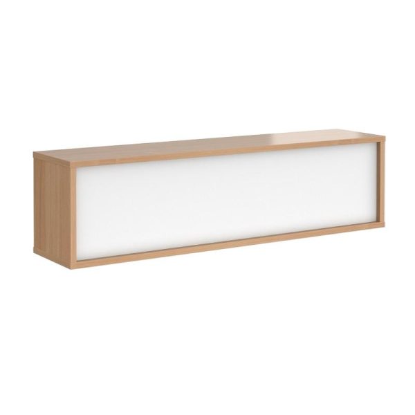 Arizona Reception Desk Modular Straight Hutch Unit  1600mm - Image 2