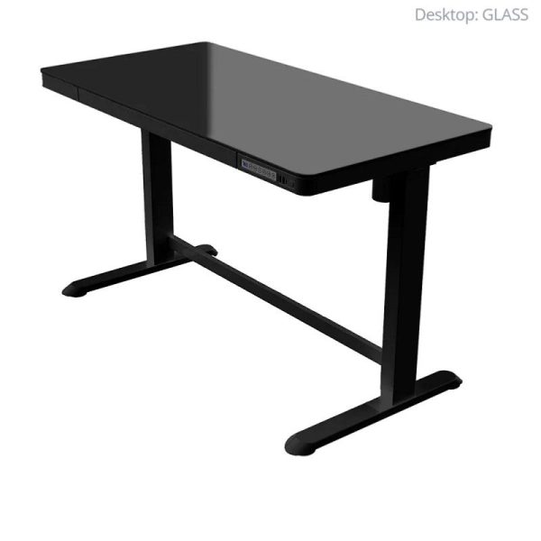 Height Adjustable Desk Raise Glass Top - Image 6