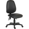 black wipe clean office chair