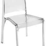 transparent cafe chair