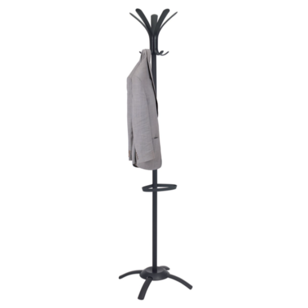 black coat stand