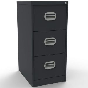 3 drawer filing cabinet black
