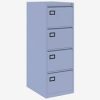 4 drawer office filing cabinet in lilac finish