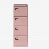 pink 4 drawer filing cabinet
