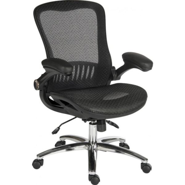 black mesh office chair