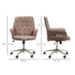 line drawing of brown office chair