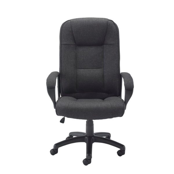 grey fabric office chair