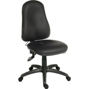 black wipe clean operator chair