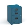 blue 3 drawer filing cabinet