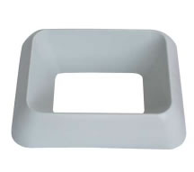 office recycling bin lid grey