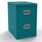 office filing cabinet verdigris with 2 drawers