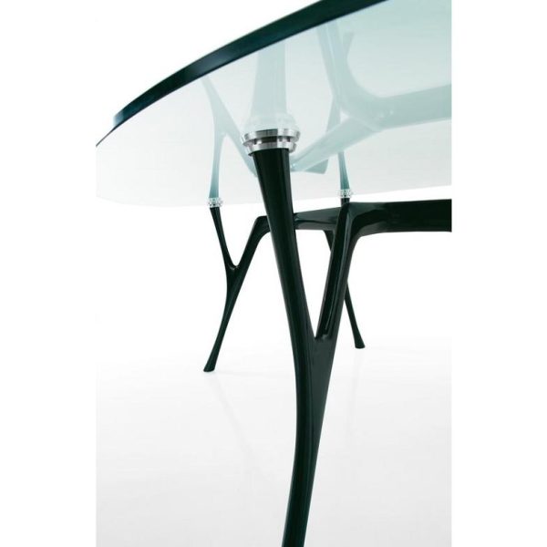 Executive Round Glass Table Venice Diameter 130cm - Image 5