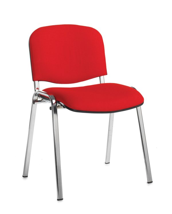Conference/Meeting Chair Aquarius Chrome Frame And No Arms Fabric Choices 1 - Image 3