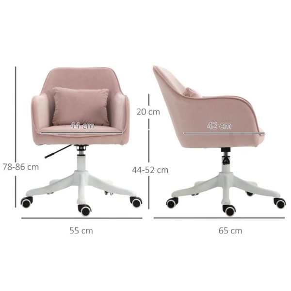 Adore Tub Office Chair Monza Pink - Image 3