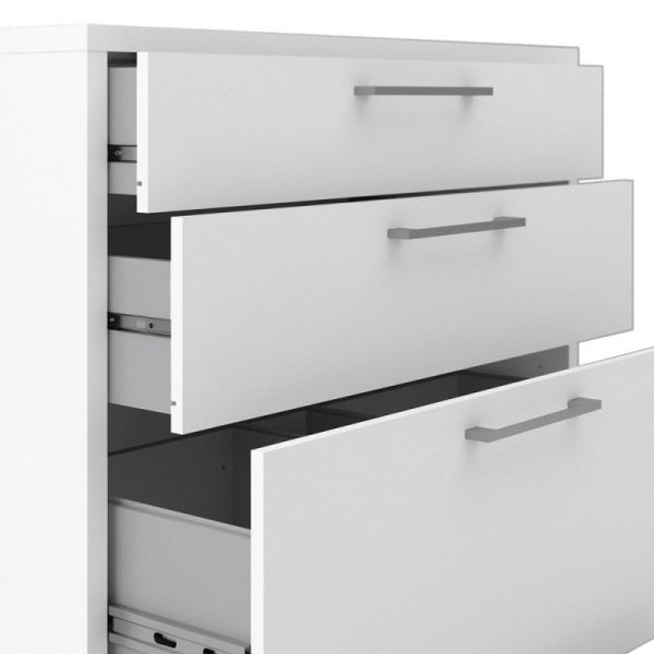 Alexis Office Storage Unit With 2 Drawers and 2 File Drawers White - Image 7