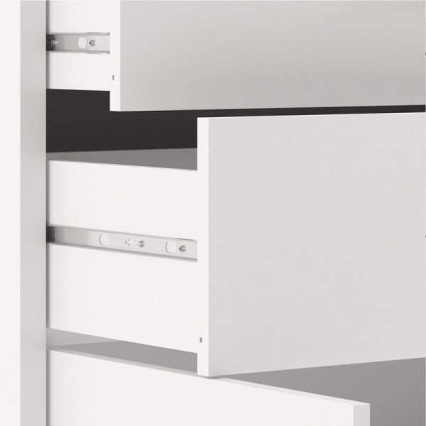 Alexis Office Storage Unit With Cupboard and 2 Drawers, 2 Doors And 3 Shelves White - Image 6