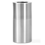 aluminium round office recycling bin