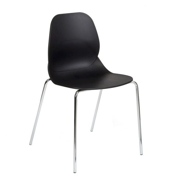 Cafe Chair Style 4 Chrome legs