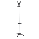 black coat stand