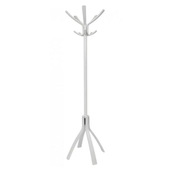 bistro style coat stand white