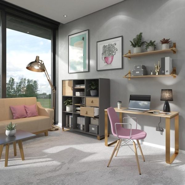 Home Office Cube Storage Dubai 4 Boxes 860 x 950mm - Image 4
