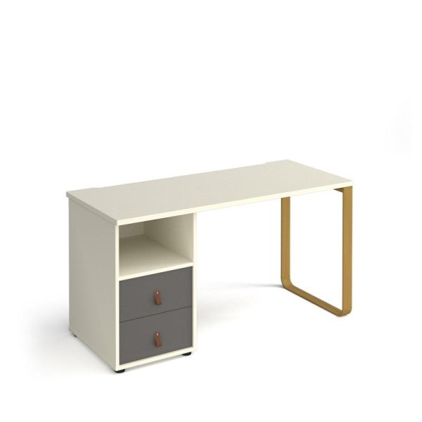 Home Office Desk Dubai 1400 With Pedestal With Drawers - Image 10