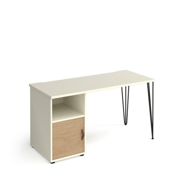 Home Office Desk Trent 1400 With Pedestal And Door - Image 9