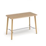 rectangular worktable in light wood