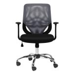 mesh back office chair in black