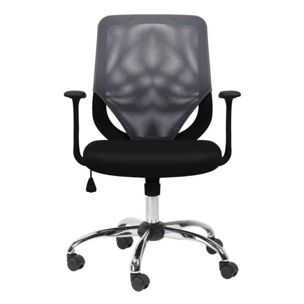 mesh back office chair in black