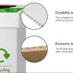 cardboard recycling bin