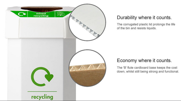 cardboard recycling bin