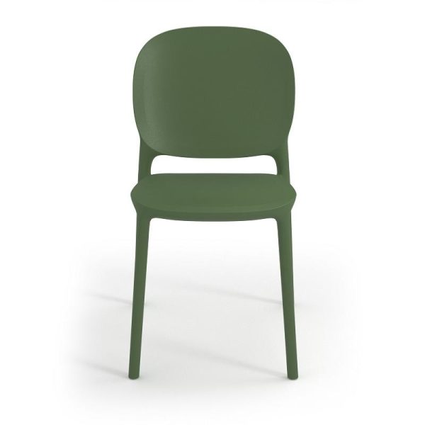 Florence Sustainable Chair No Arms Olive Green - Image 4