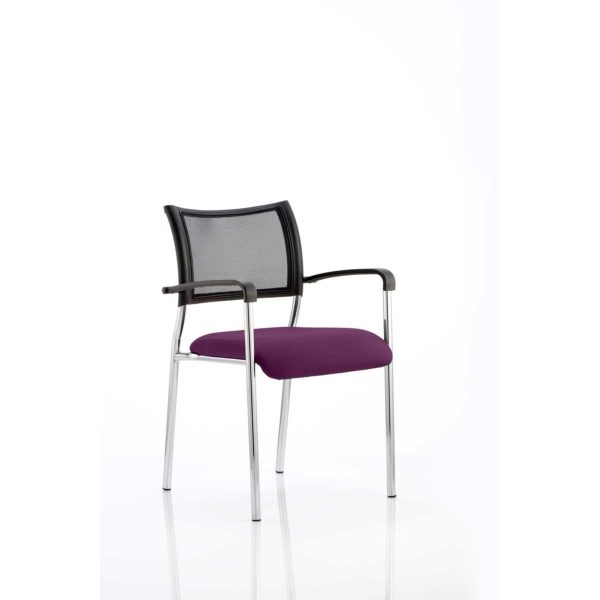 Mesh Chair Brighton Chrome Frame With Arms Choice Of Colours - Image 9