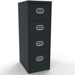 anthracite office filing cabinet with 4 drawers
