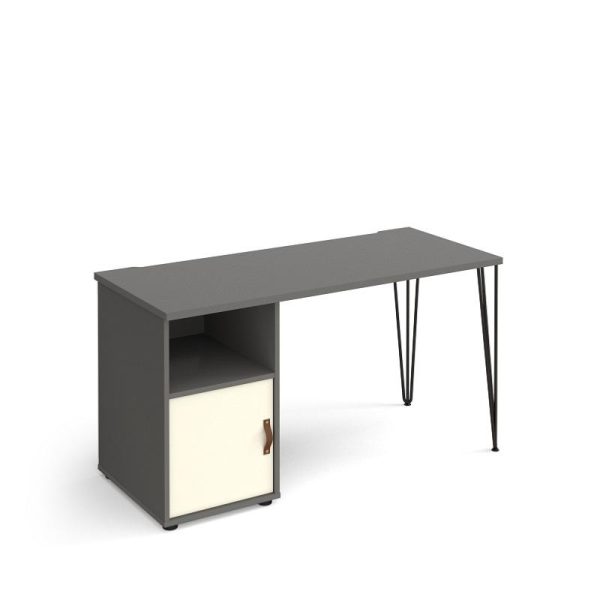 Home Office Desk Trent 1400 With Pedestal And Door - Image 7