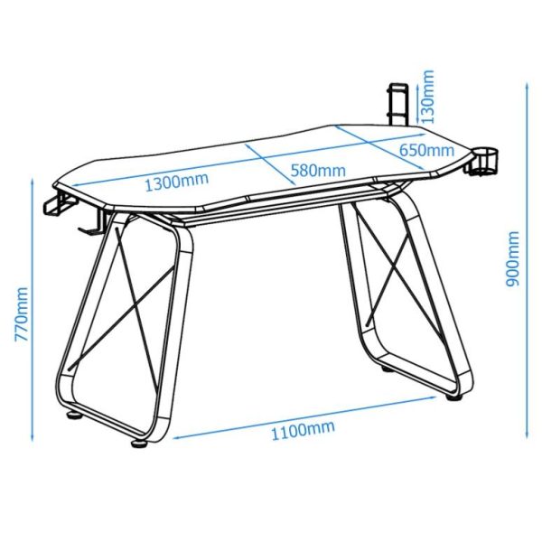Gaming Desk Alpha FOUR - Image 6