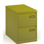 2 drawer filing cabinet green