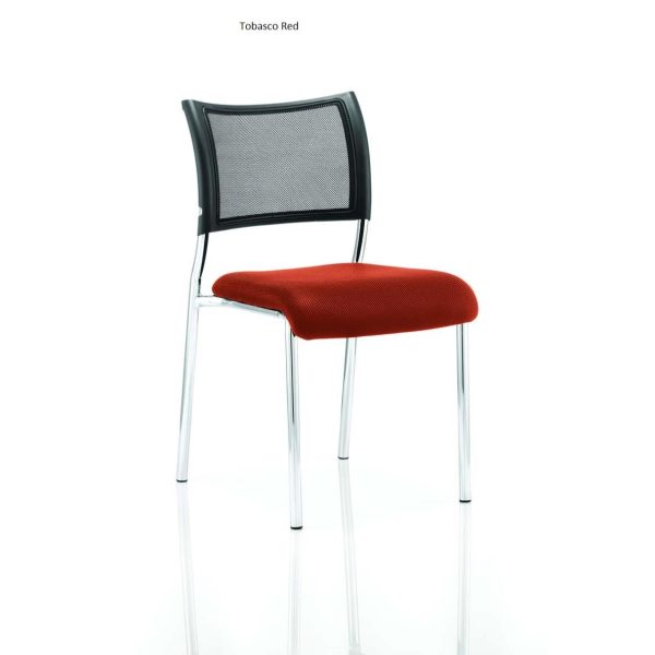 Mesh Chair Brighton Chrome Frame Without Arms Choice Of Colours - Image 4