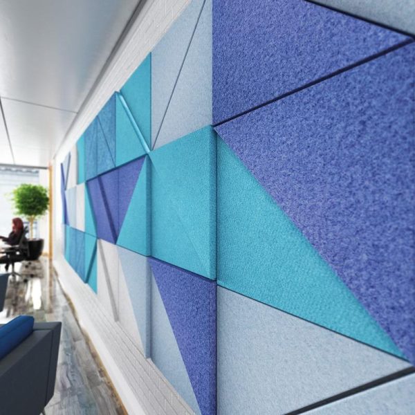 Abstract Large Triangle Acoustic Wall Tile 50mm - Image 8